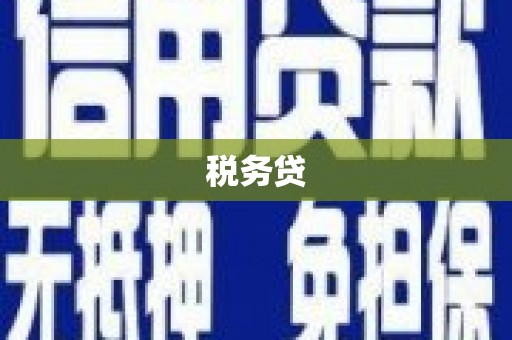 千阳税务贷